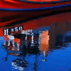 Rotes Fischerboot