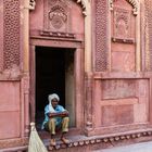 Rotes Fort in Agra: Ruhepause