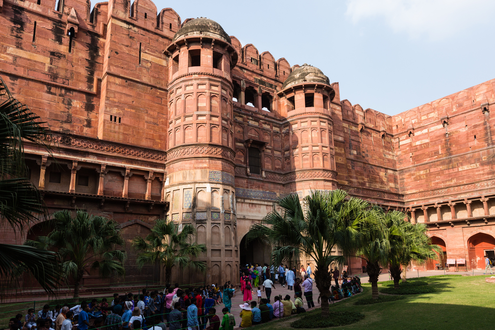 Rotes Fort in Agra: Vorhof beim Amar Singh Tor