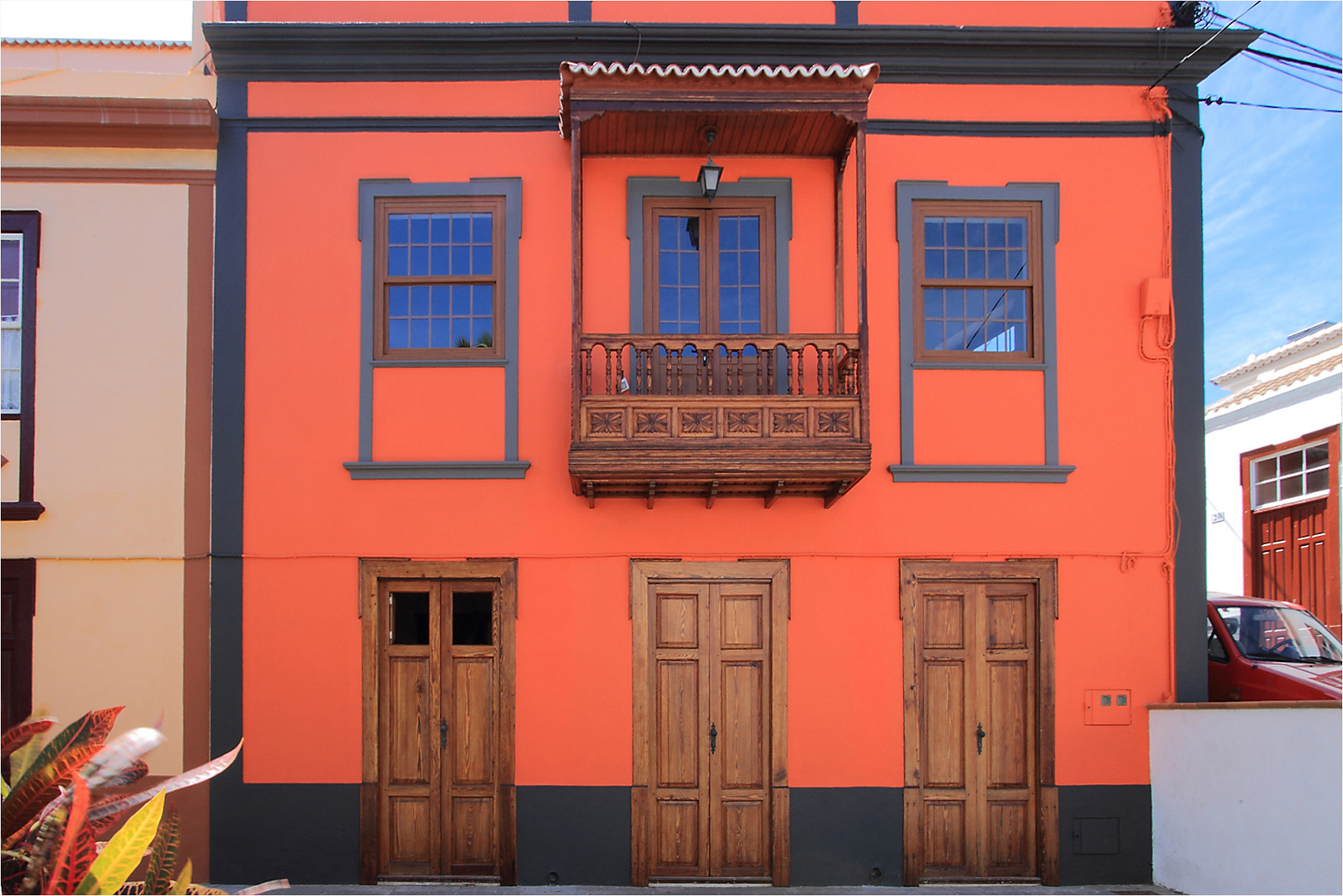 Rotes Haus in San Andres
