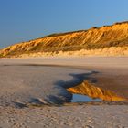 Rotes Kliff im Abendrot (Sylt)