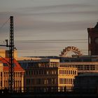 Rotes Rathaus in der Abendsonne