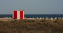 Rotes Strandhaus