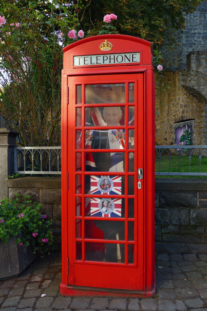 Rotes Telefonhäuschen