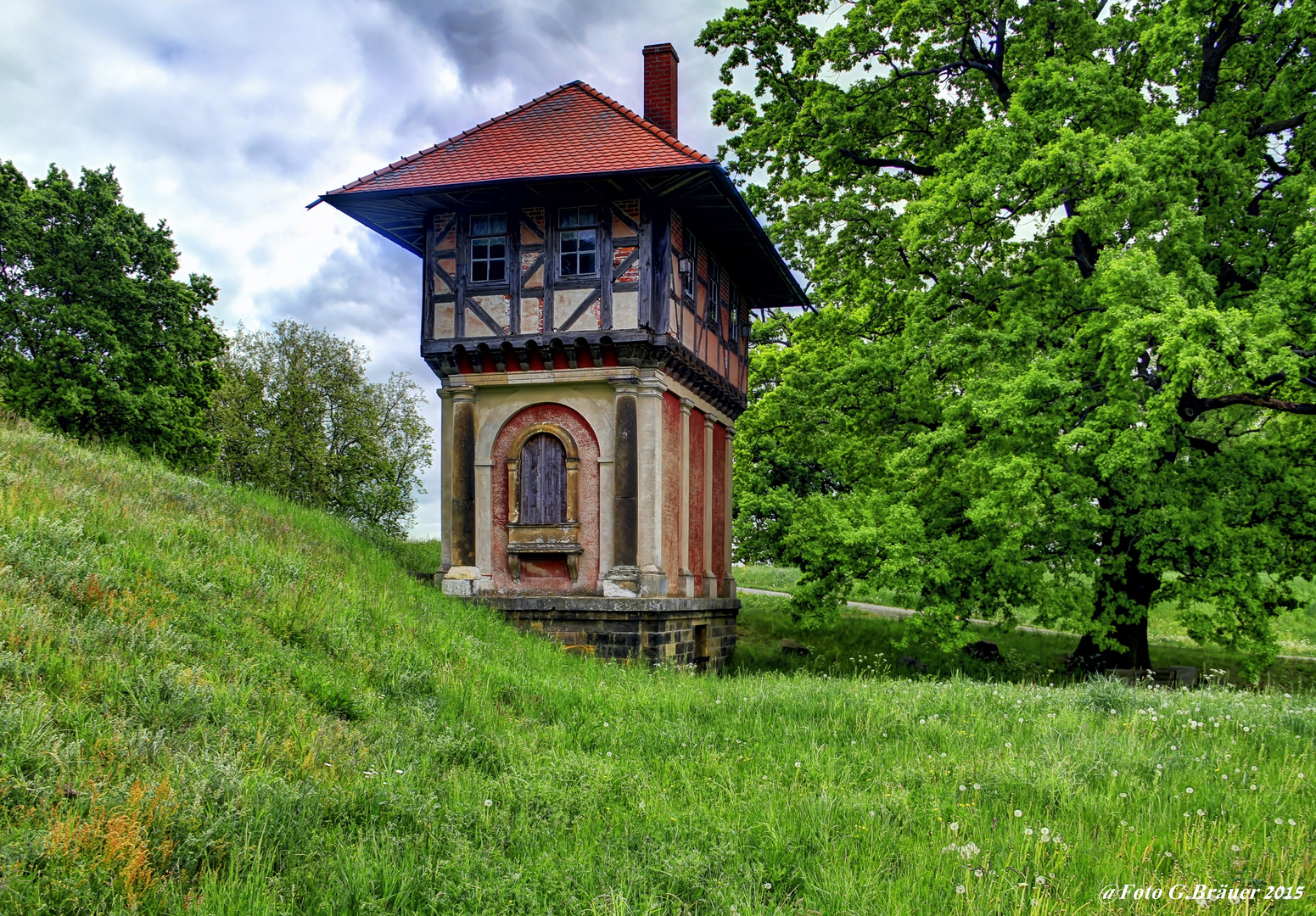 Rotes Wallwachhaus