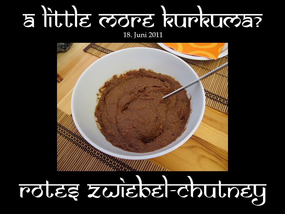 rotes Zwiebel-Chutney