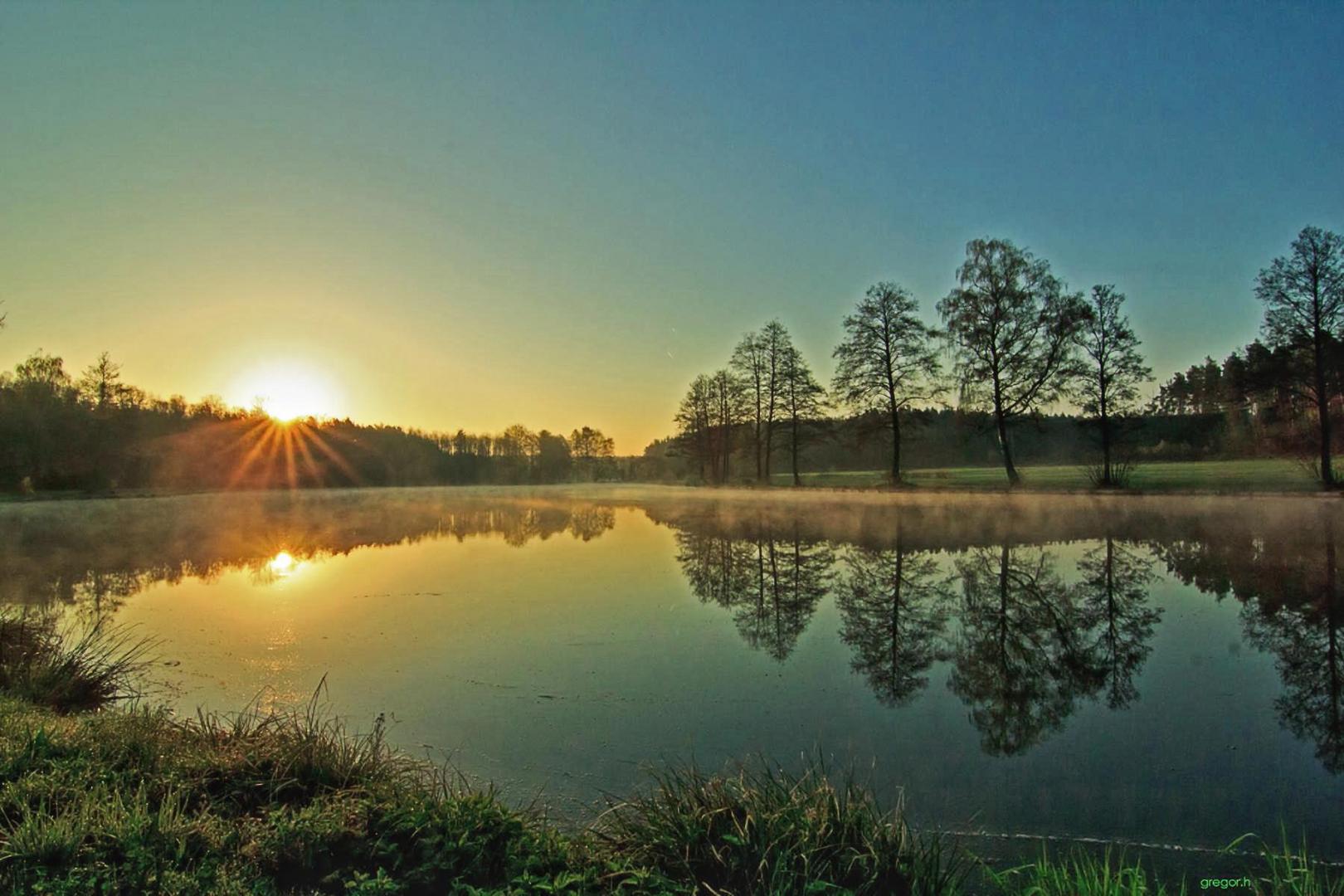 Roth- Schleifweiher -Sonnenaufgang