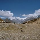 RothangPass, Honeymoon Point in Indien mit Blick auf Schnee und Zanskar