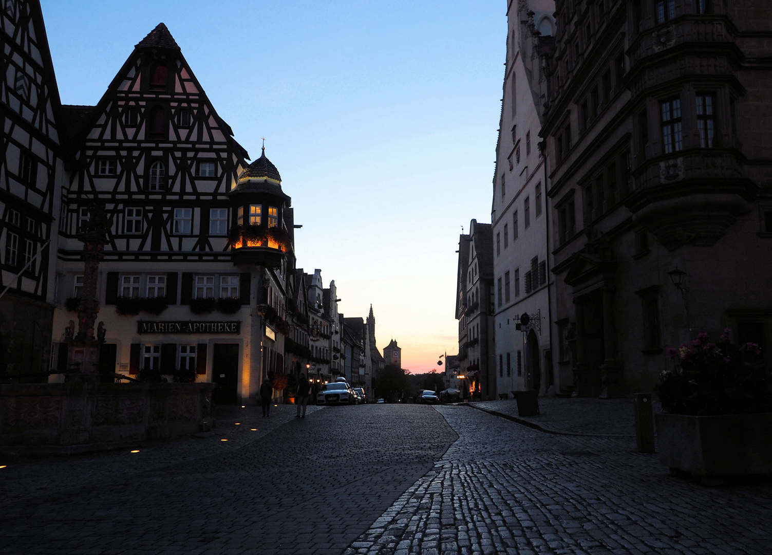 Rothenburg am Abend ...