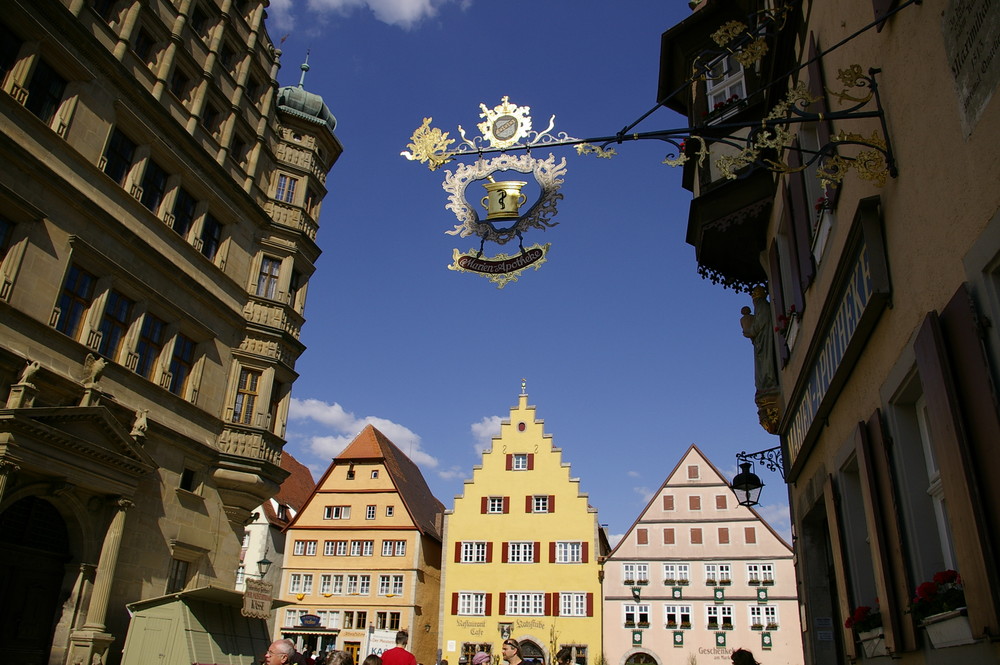 Rothenburg am Pfingstsonntag