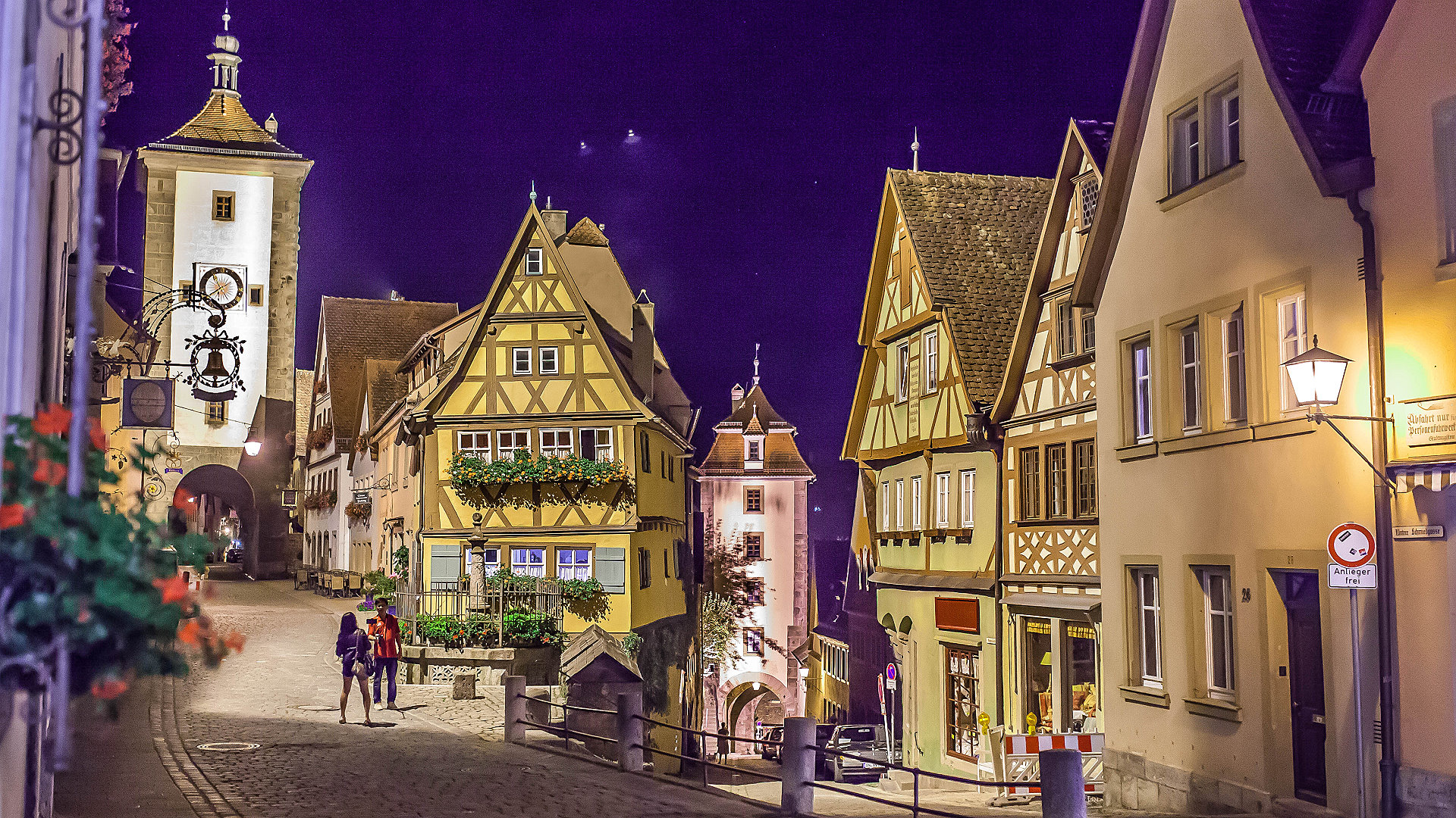 Rothenburg bei Nacht