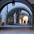 Rothenburg im Herbst - Rathausgewölbe