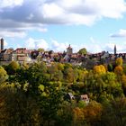 Rothenburg im Herbst - Stadtansicht