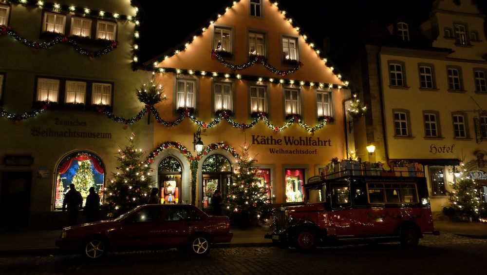 Rothenburg ob der Tauber (2) Das Käthe Wohlfahrt Weihnachtsdorf Foto & Bild deutschland