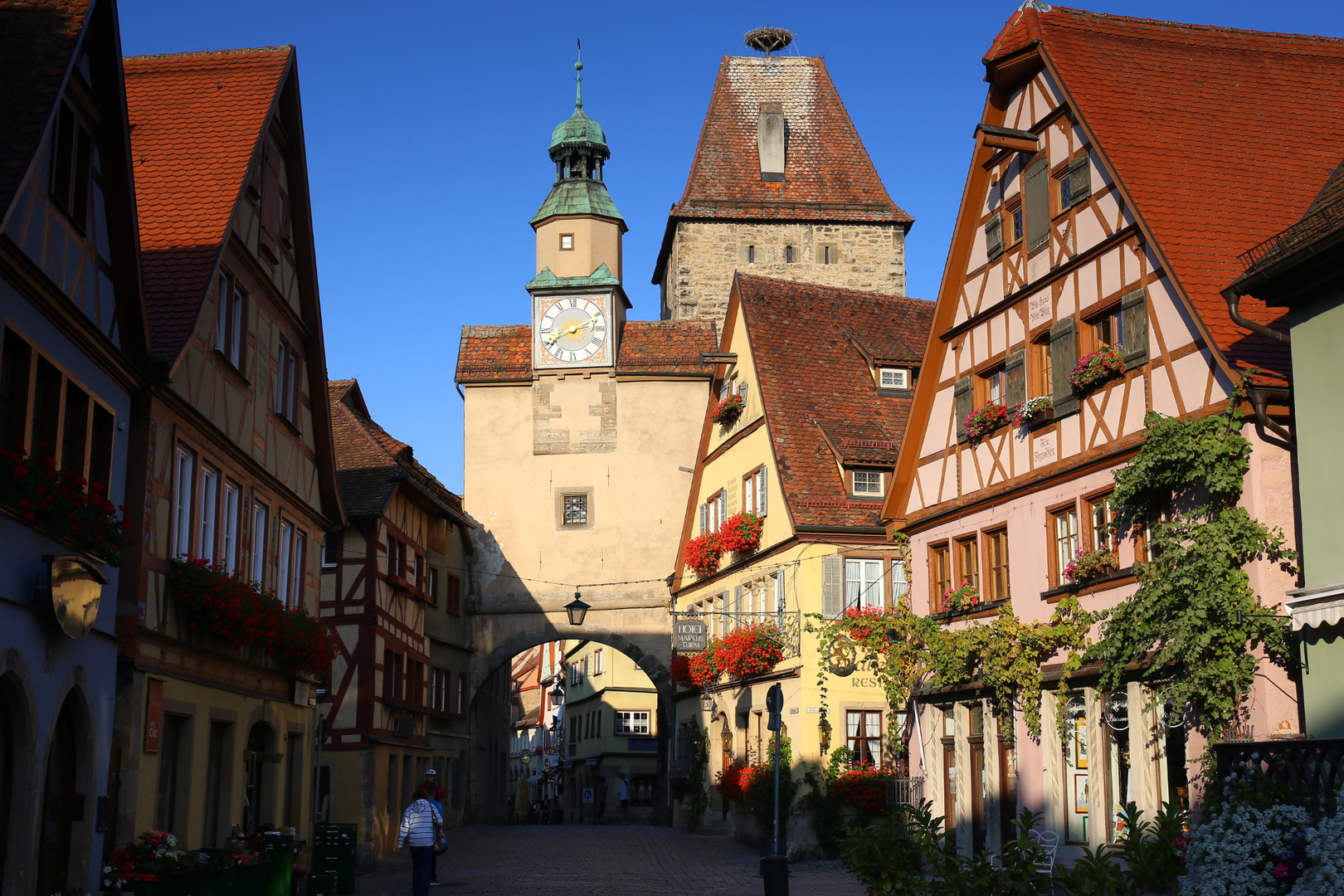 Rothenburg ob der Tauber am Morgen