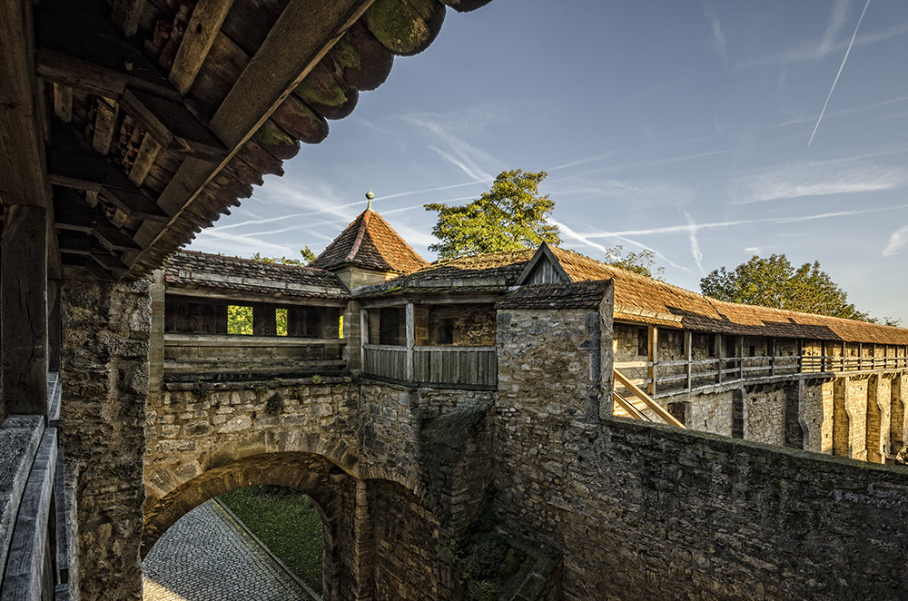 Rothenburg ob der Tauber - auf der Stadtmauer