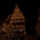 Rothenburg ob der Tauber bei Nacht