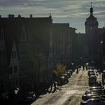 Rothenburg ob der Tauber im Gegenlicht