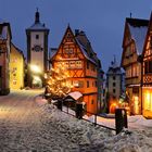 Rothenburg ob der Tauber - Plönlein im Winter