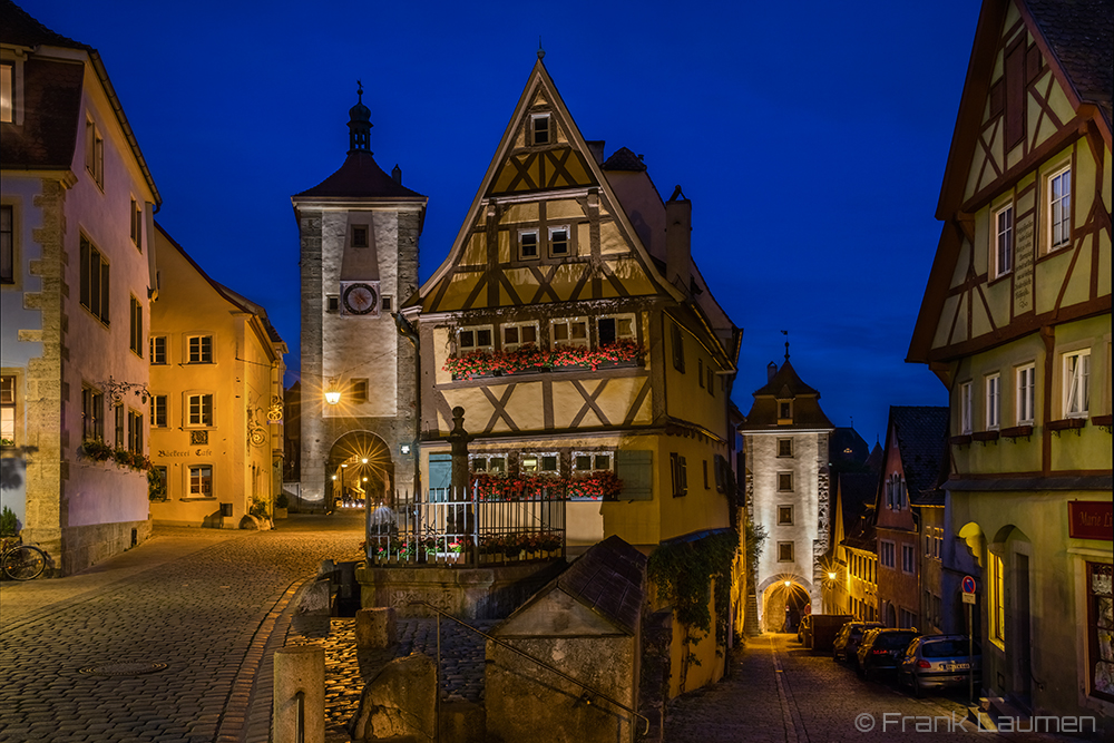 Rothenburg ob der Tauber - Siebersturm und Kobolzeller Tor