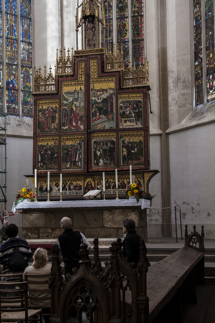 Rothenburg ob der Tauber St.Jakobskirche 2 Hauptaltar