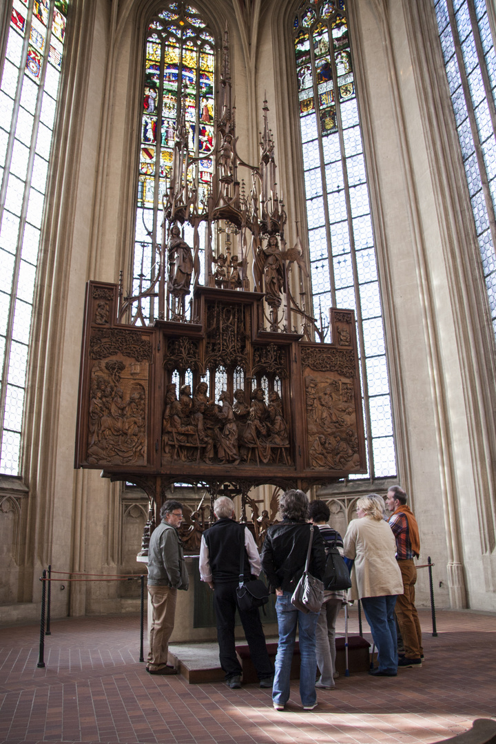 Rothenburg ob der Tauber St.Jakobskirche 2 Heilig Blut Altar Tilman Riemenschneider