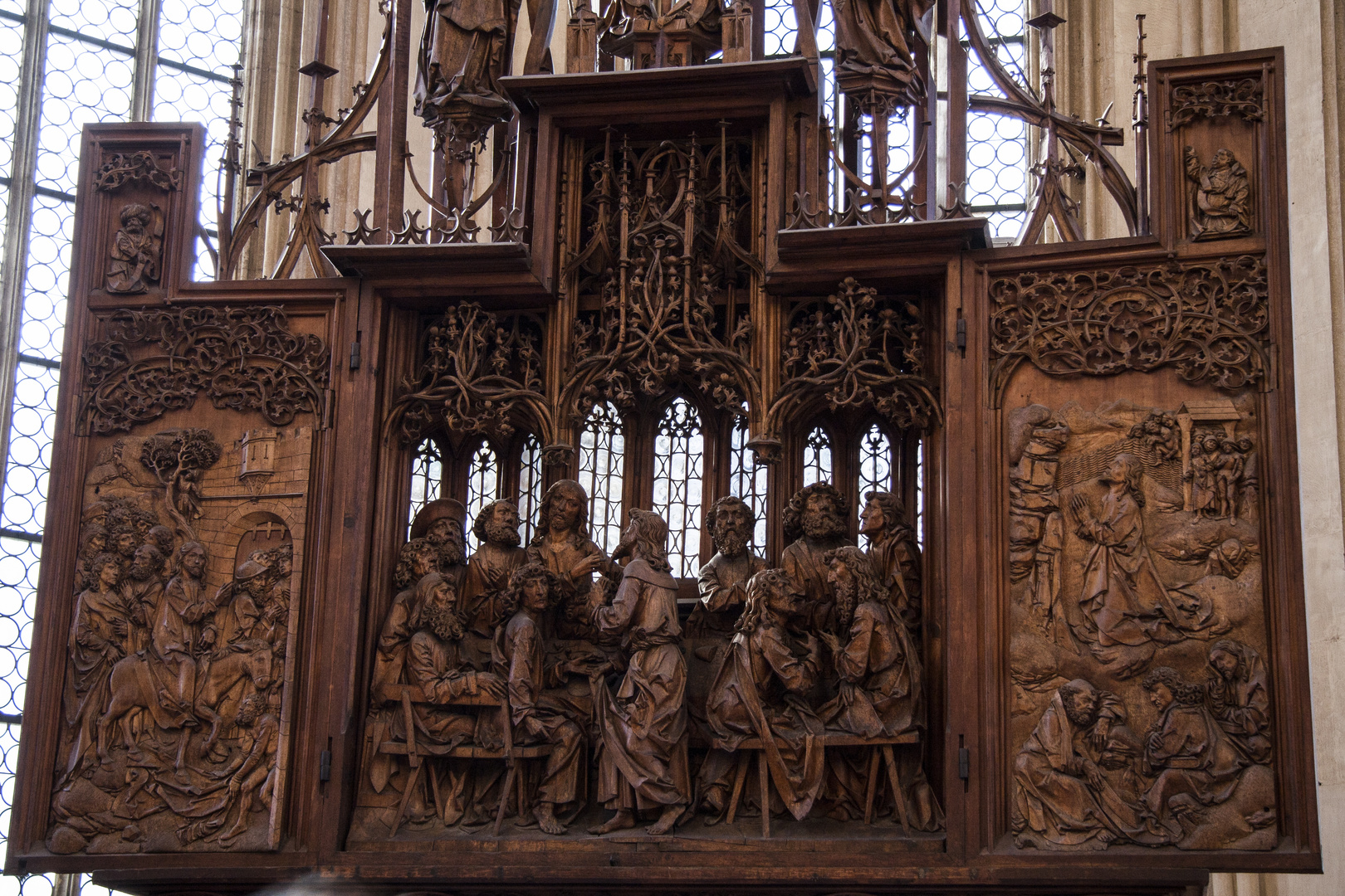 Rothenburg ob der Tauber St.Jakobskirche 3 Heilig Blut Altar Tilman Riemenschneider