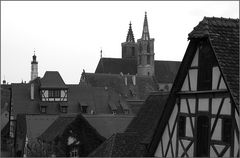 ... Rothenburg ob der Tauber s/w ...