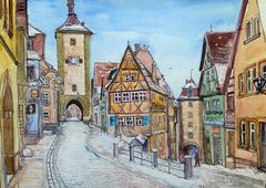 Rothenburg o.T.  im Schnee