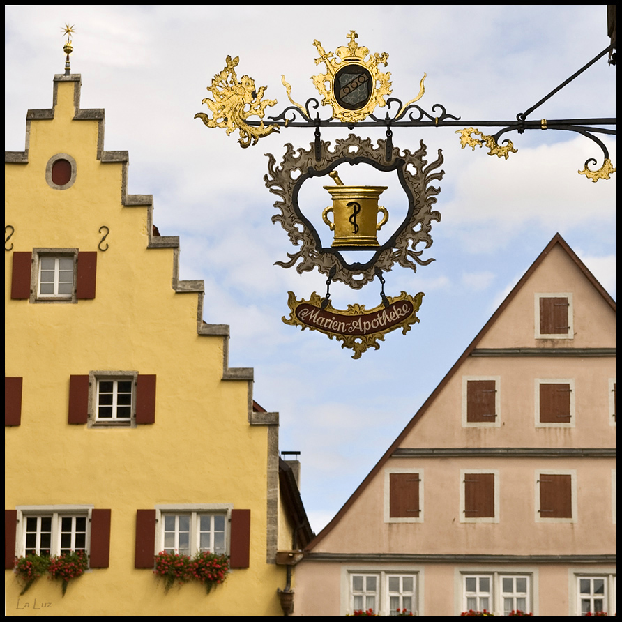 Rothenburg VII  -  Historischer Dreizack