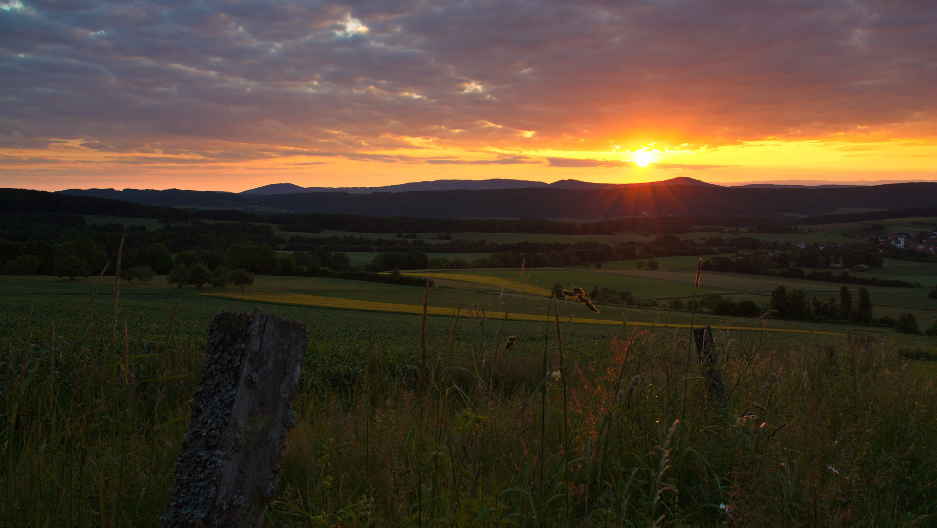 Rother Sonnenaufgang