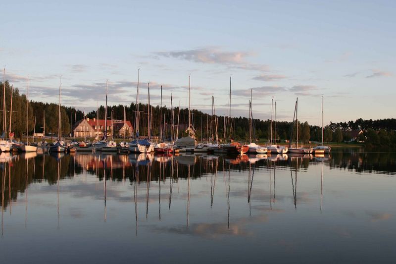 Rothsee bei Nürnberg am Abend