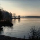 Rothsee im Kältedunst