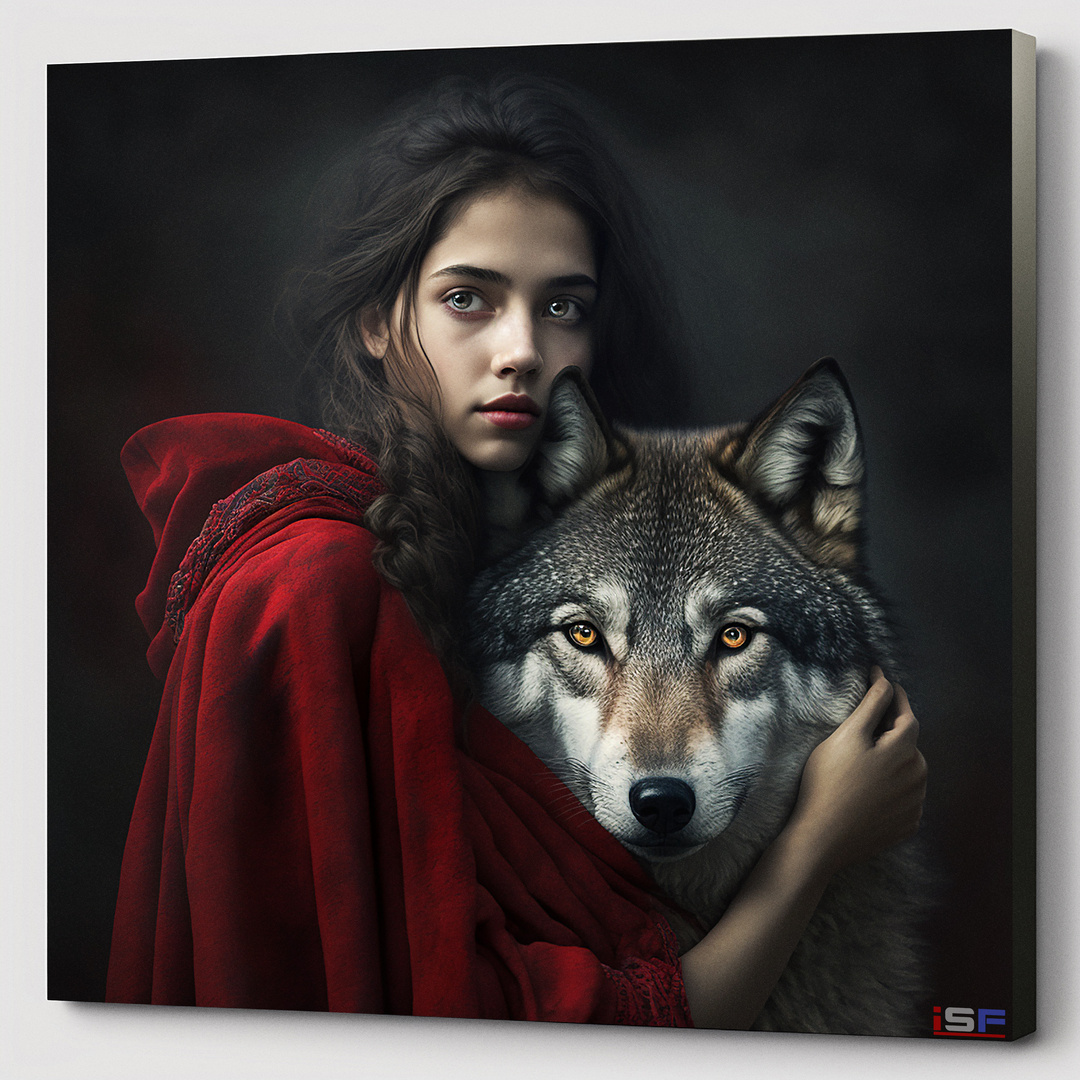 Rotkäppchen und der Wolf Foto &amp; Bild | fotomontage, composing , hd1 ...