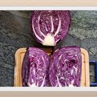 Rotkohl - vegan zubereitet und frisch gerahmt.