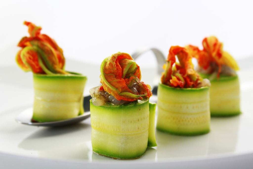 Rotoli di zucchine