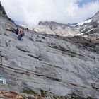 Rotstock-Klettersteig an der Eigernordwand