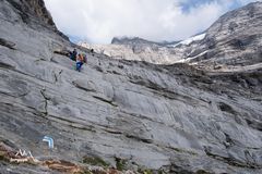 Rotstock-Klettersteig an der Eigernordwand