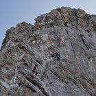 Rotstock-Klettersteig an der Eigernordwand