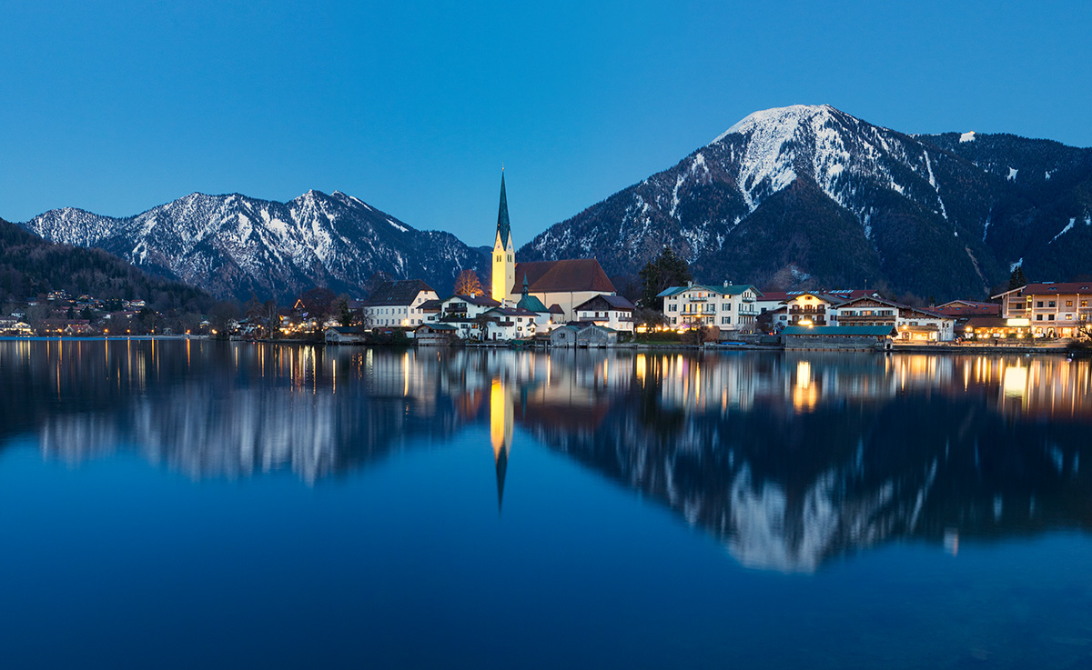 Rottach-Egern zur Blauen Stunde