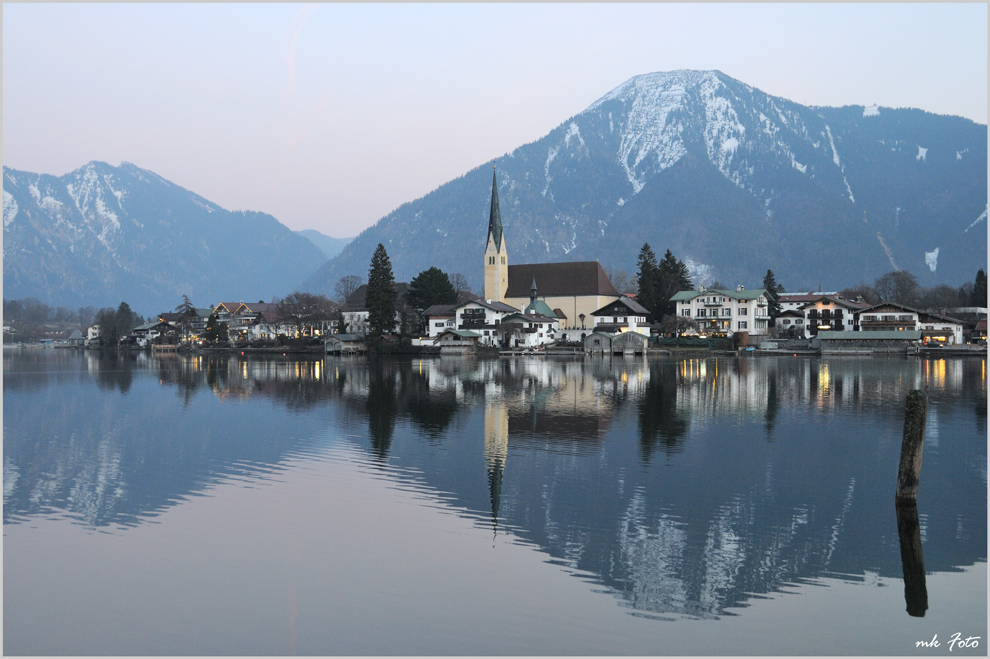 Rottach mit Wallberg am Tegernsee