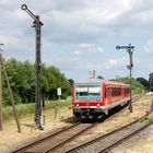 Rottalbahn bei der Ausfahrt Bf Karpfham in Richtung Neumarkt-St.Veit am 17.6.2017