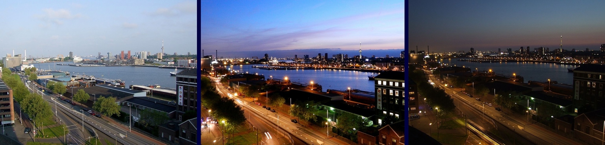 Rotterdam-Aussicht aus......
