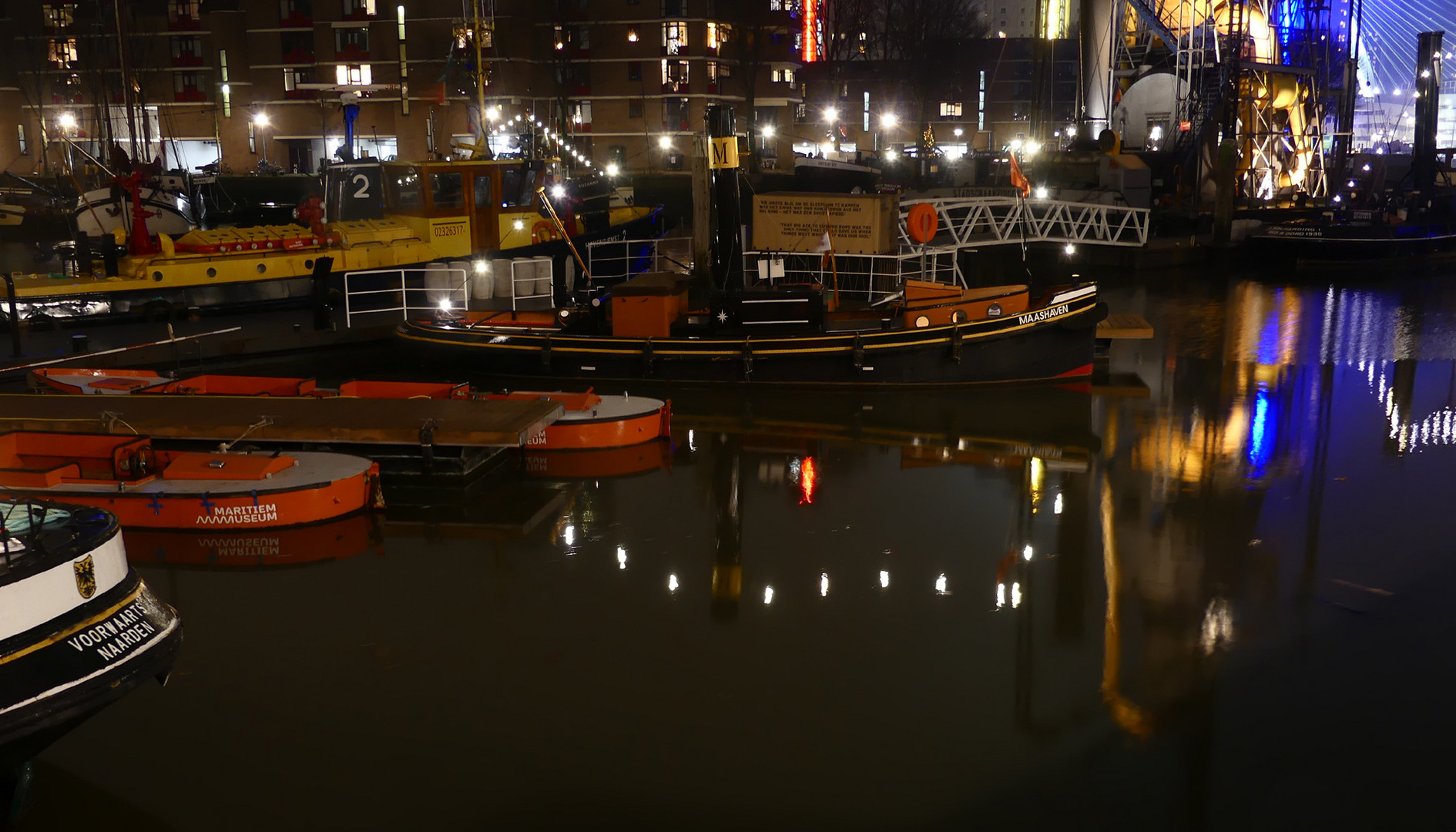 Rotterdam bei Nacht 