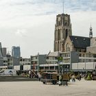 Rotterdam - Binnenrotte-Hoogstraat - WTC-building and Laurenskerk