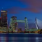 Rotterdam - De Hef und Erasmus Brücke