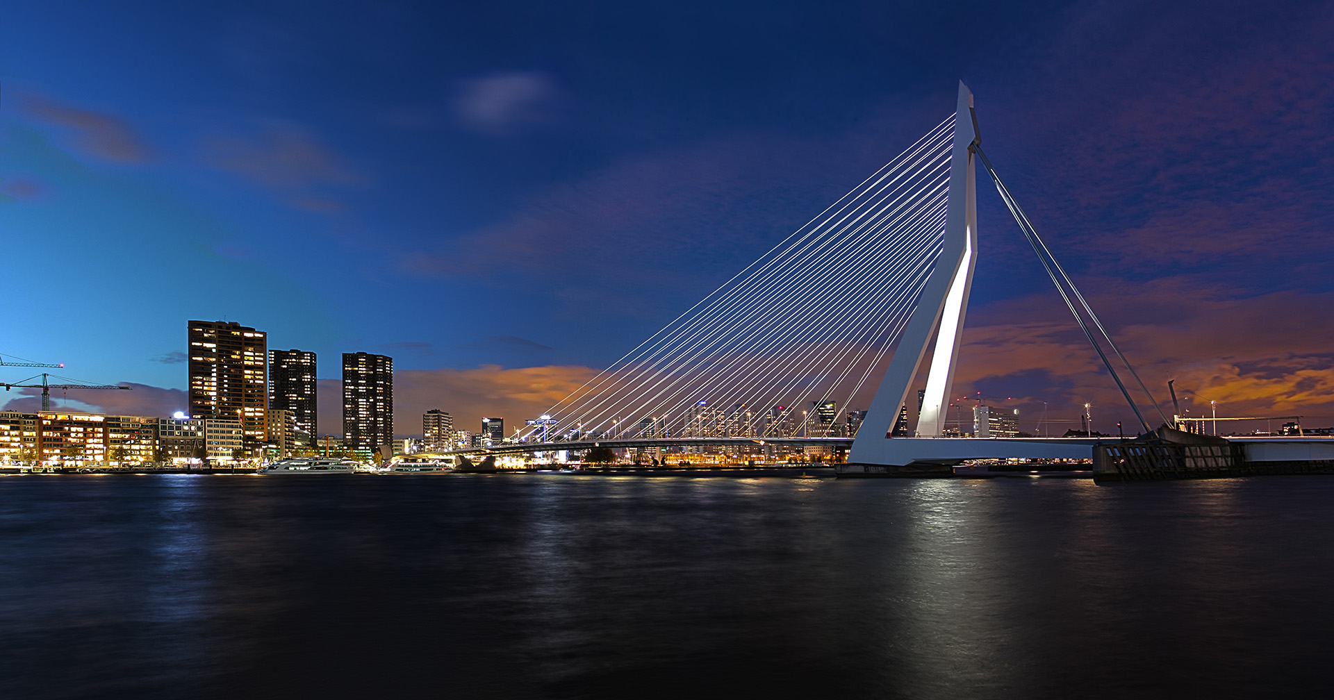 Rotterdam Hafen - Erasmusbrücke