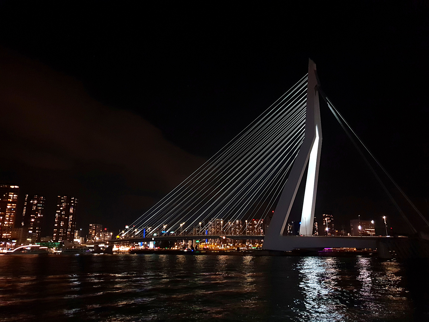 Rotterdam in der Nacht