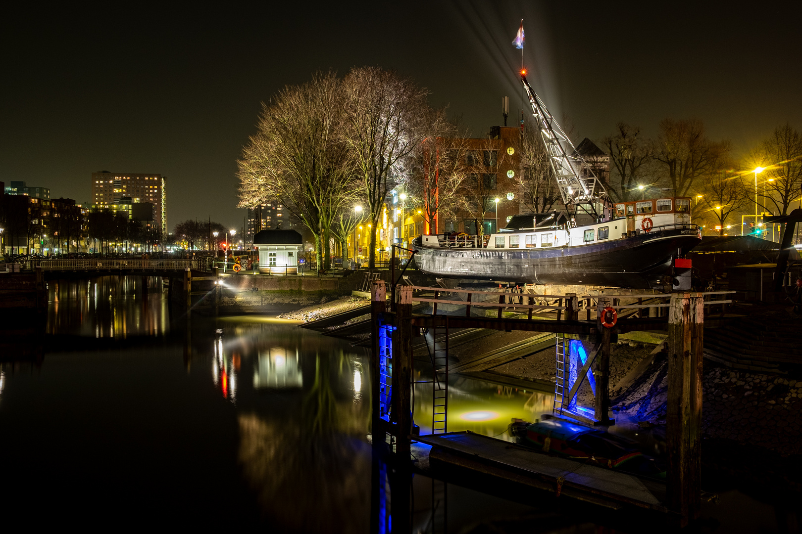 Rotterdam in the evening