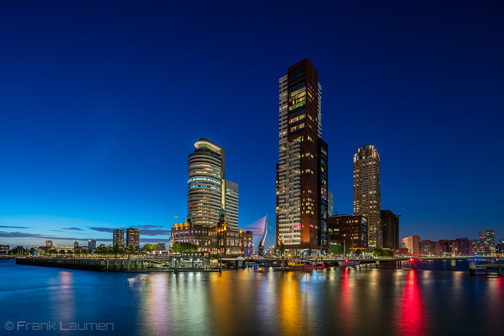 Rotterdam - Kop van zuid und Erasmusbrücke